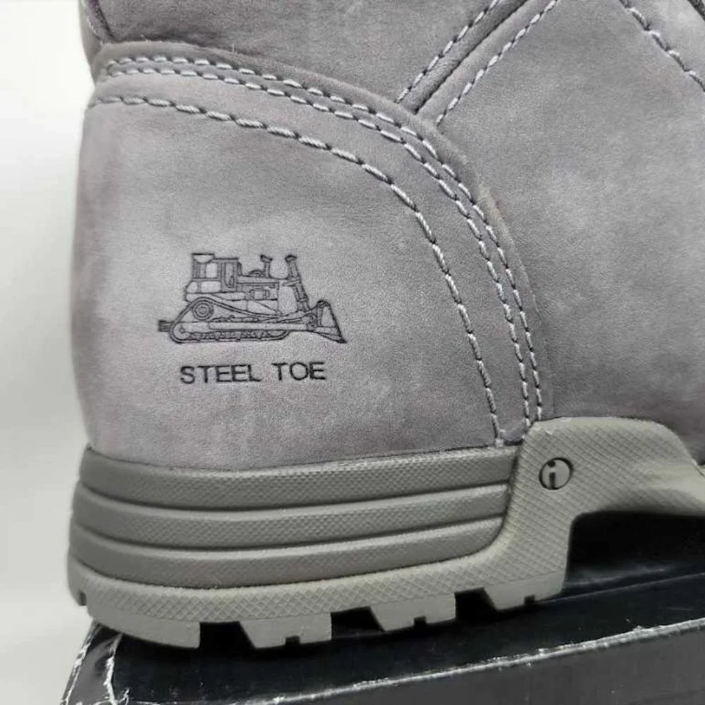 Women's 11 Cat Footwear Caterpillar Echo waterproof steel toe grey work boots - Picture 6 of 15